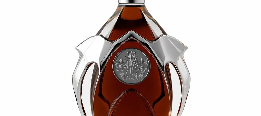 DUOLONG Silver Dragon Decanter | Coiled Dragon Stopper & Winged Metal Cage | OEM Custom