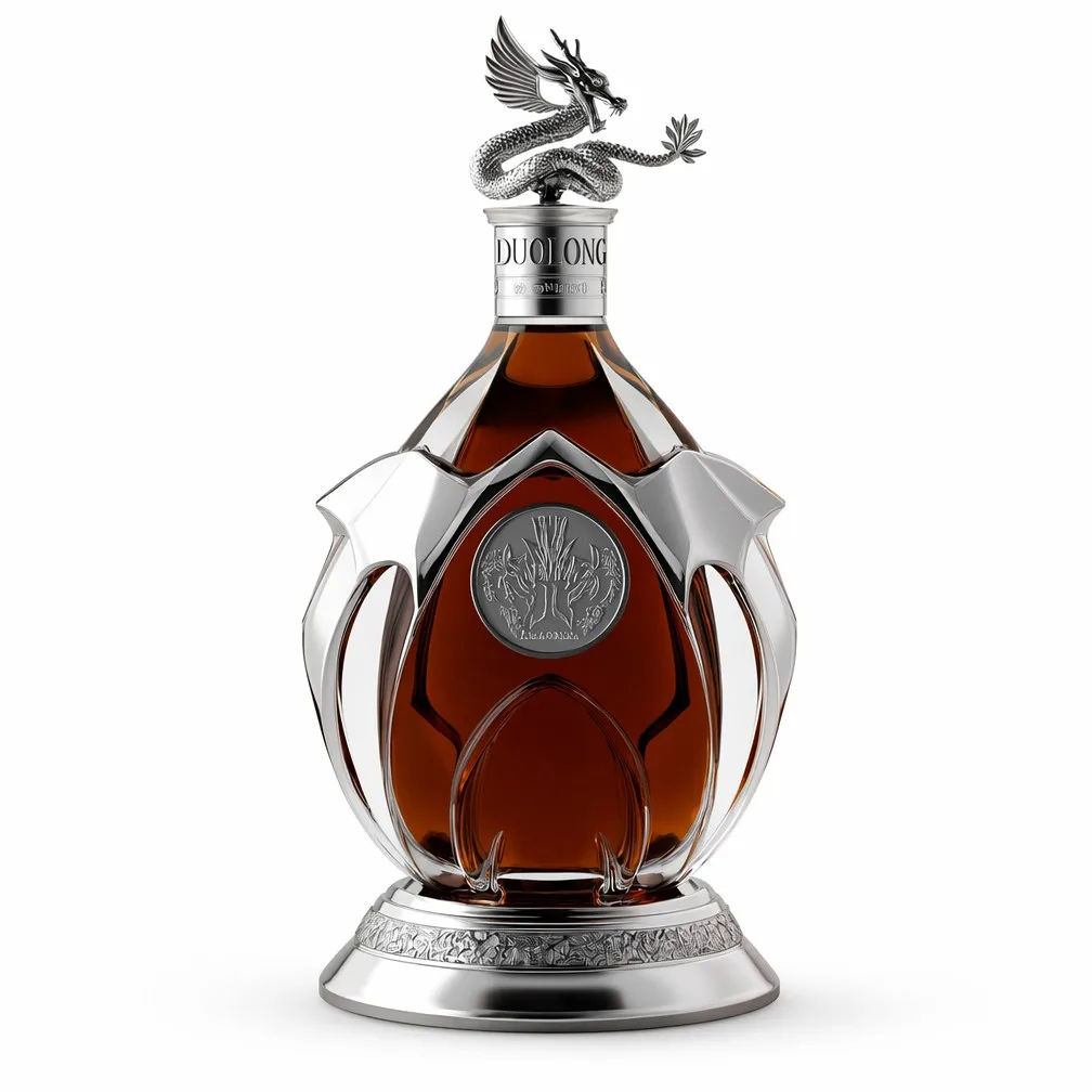 Silver Dragon Decanter