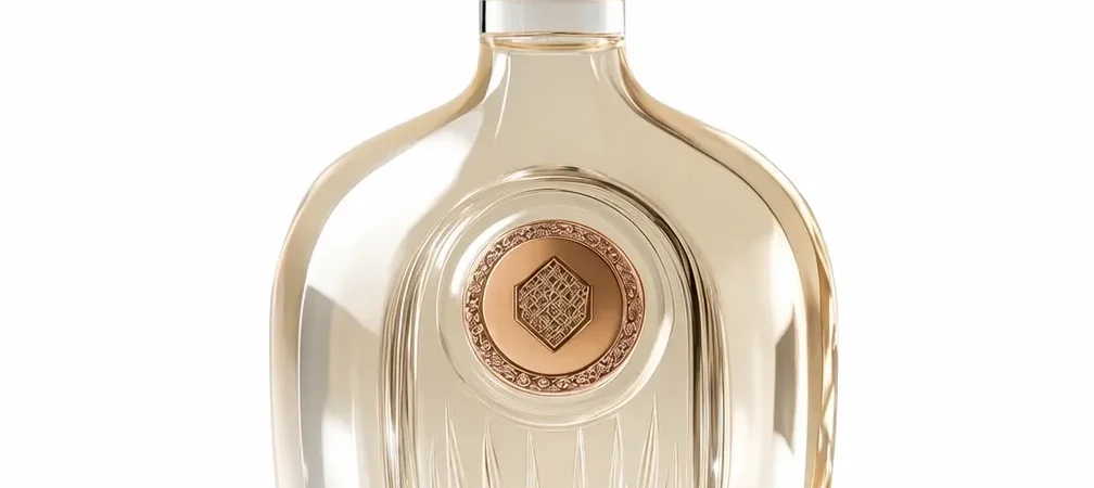 DUOLONG Crystal Flower Perfume Bottle | Blooming Crystal Stopper & Rose-Gold Medallion | OEM Custom
