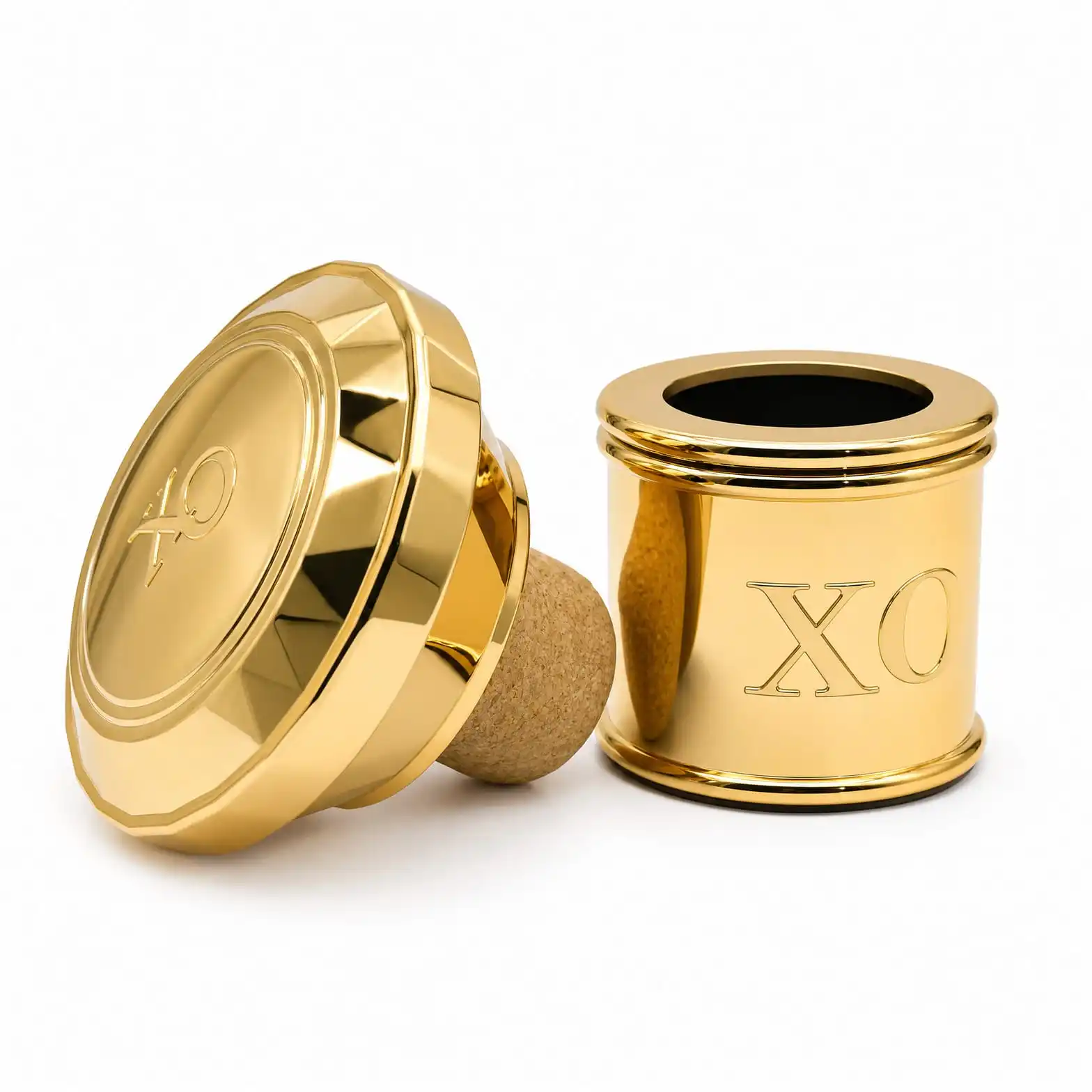 Gold Faceted-Crown XO Bottle Cap - view 2