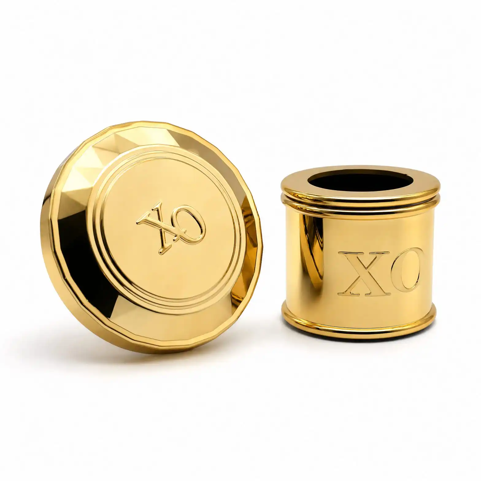 Gold Faceted-Crown XO Bottle Cap